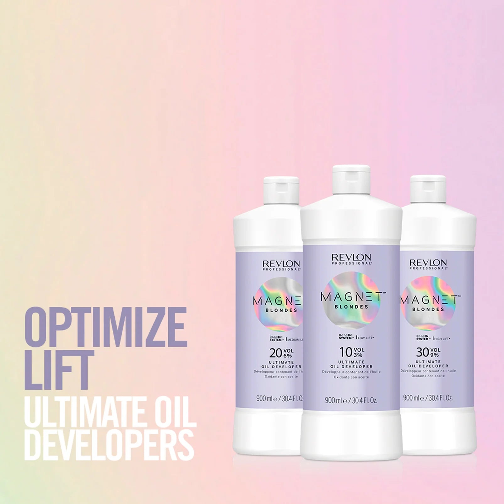 Revlon Magnet Blondes Ultimate Oil Developers, 900ml - 30 VOL - Image 4 - Buy from Indicrest