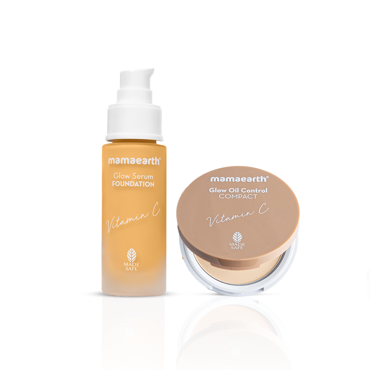 Mamaearth Everyday Glow Combo, Serum 30ml + Oil Control Compact 9g - Image 4 - Buy from Indicrest