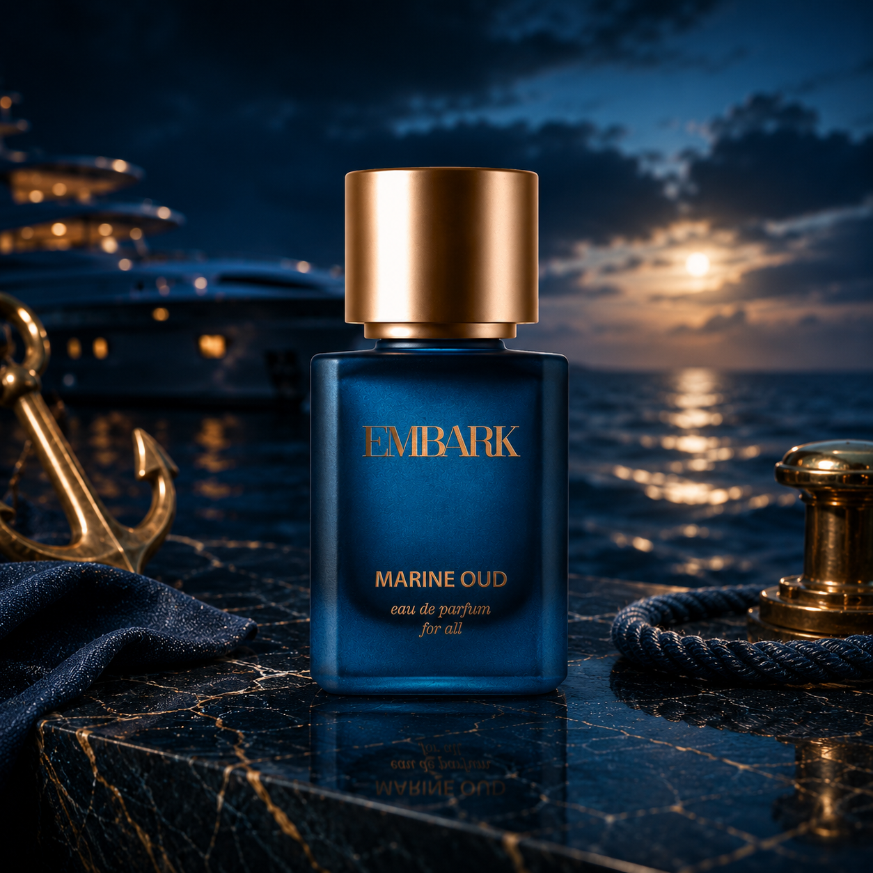 Embark Perfumes Marine Oud For All - Eau De Parfum (EDP) FRESH - WOODY, 50 ml