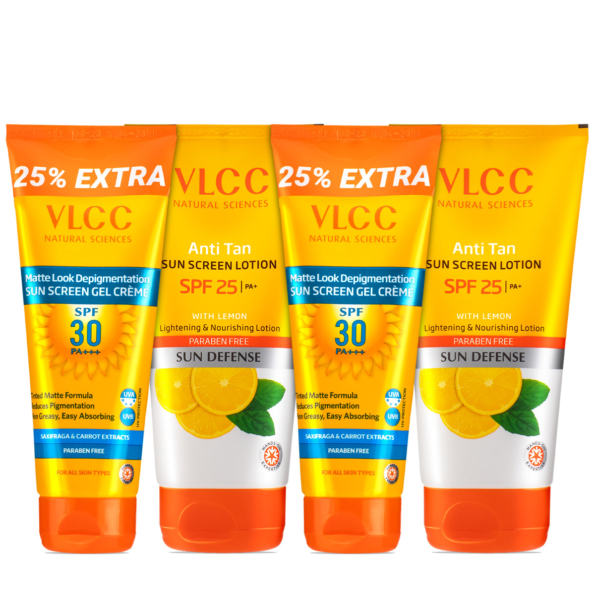 VLCC Anti Tan Sun Screen Lotion SPF 25 and Matte Look SPF 30 PA ++ Sunscreen - Buy from Indicrest