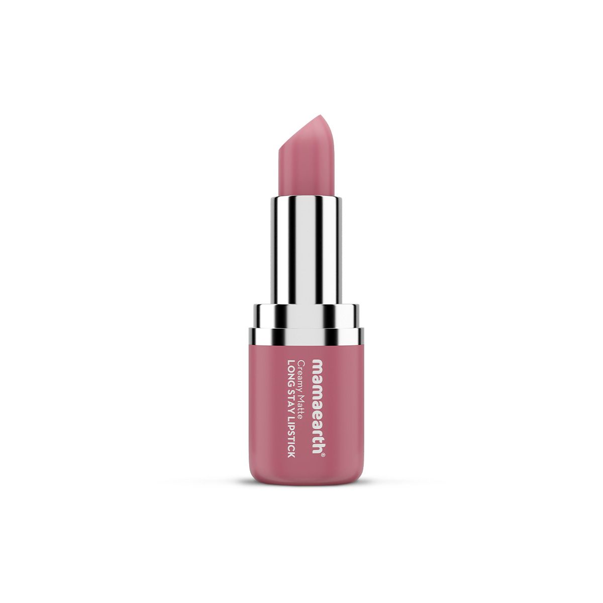 Mamaearth Creamy Matte Long Stay Lipstick with Murumuru Butter and Vitamin E, 4.2g | Mauve Bloom - Image 9 - Buy from Indicrest