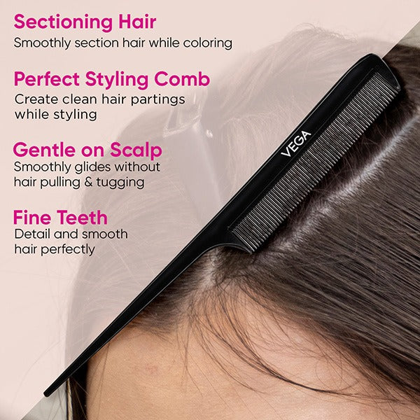 Vega Hair Coloring Brush (with Tail Comb) - MB-03