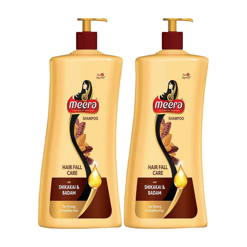 Meera Strong & Healthy Shampoo 1 Litre (Pack of 2) Combo Buy at Indicrest