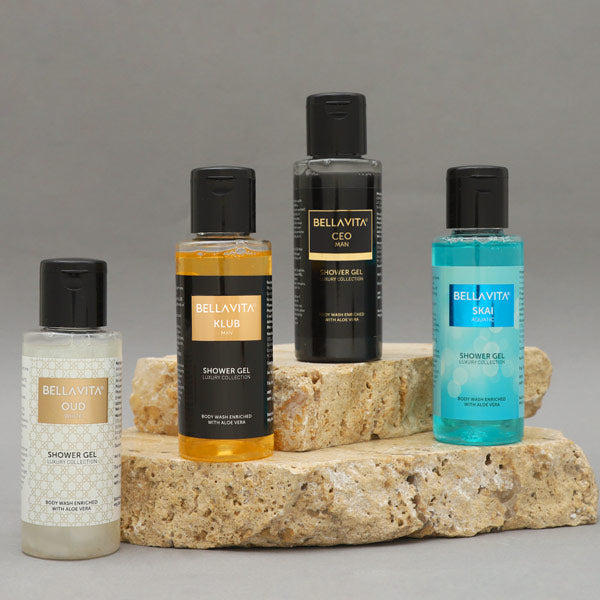 Shower Gel Travel Minis Kit - 4 x 55ml - Image 2 - Indicrest