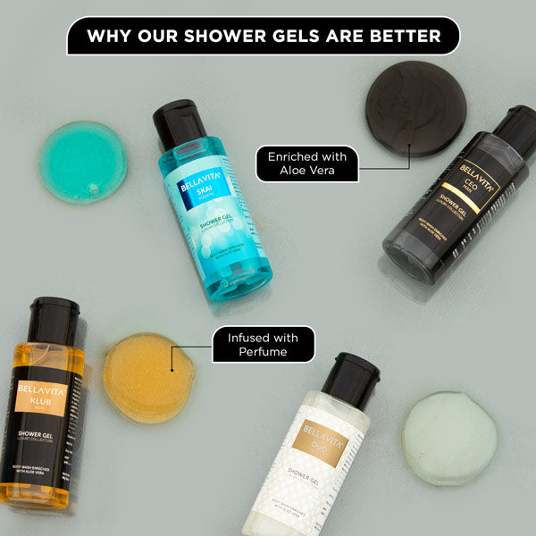 Shower Gel Travel Minis Kit - 4 x 55ml - Image 4 - Indicrest