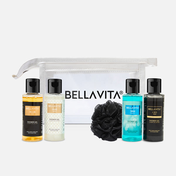 Shower Gel Travel Minis Kit - 4 x 55ml - Indicrest
