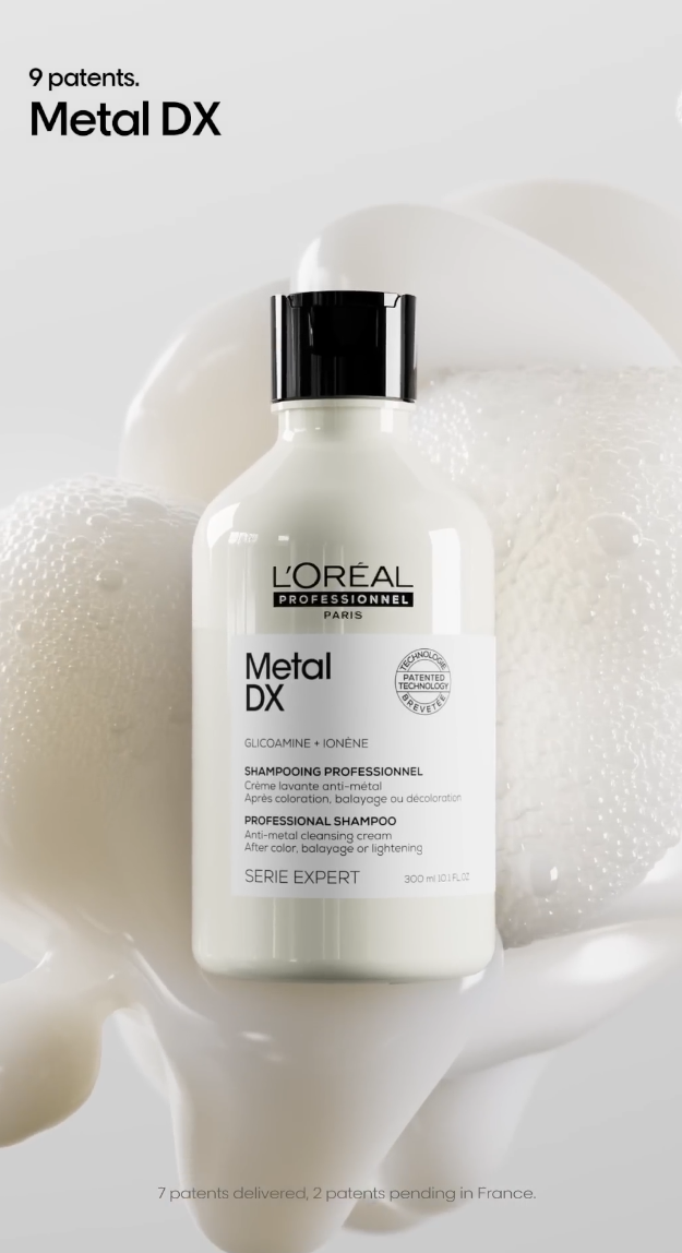 L’Oreal Professionnel Metal DX Anti-Porosity Filler 250ml, Shampoo 300ml, Hair Mask 500ml, Metal Neutralizer Pre-Treatment 250ml & Concentrated Oil 50ml Combo