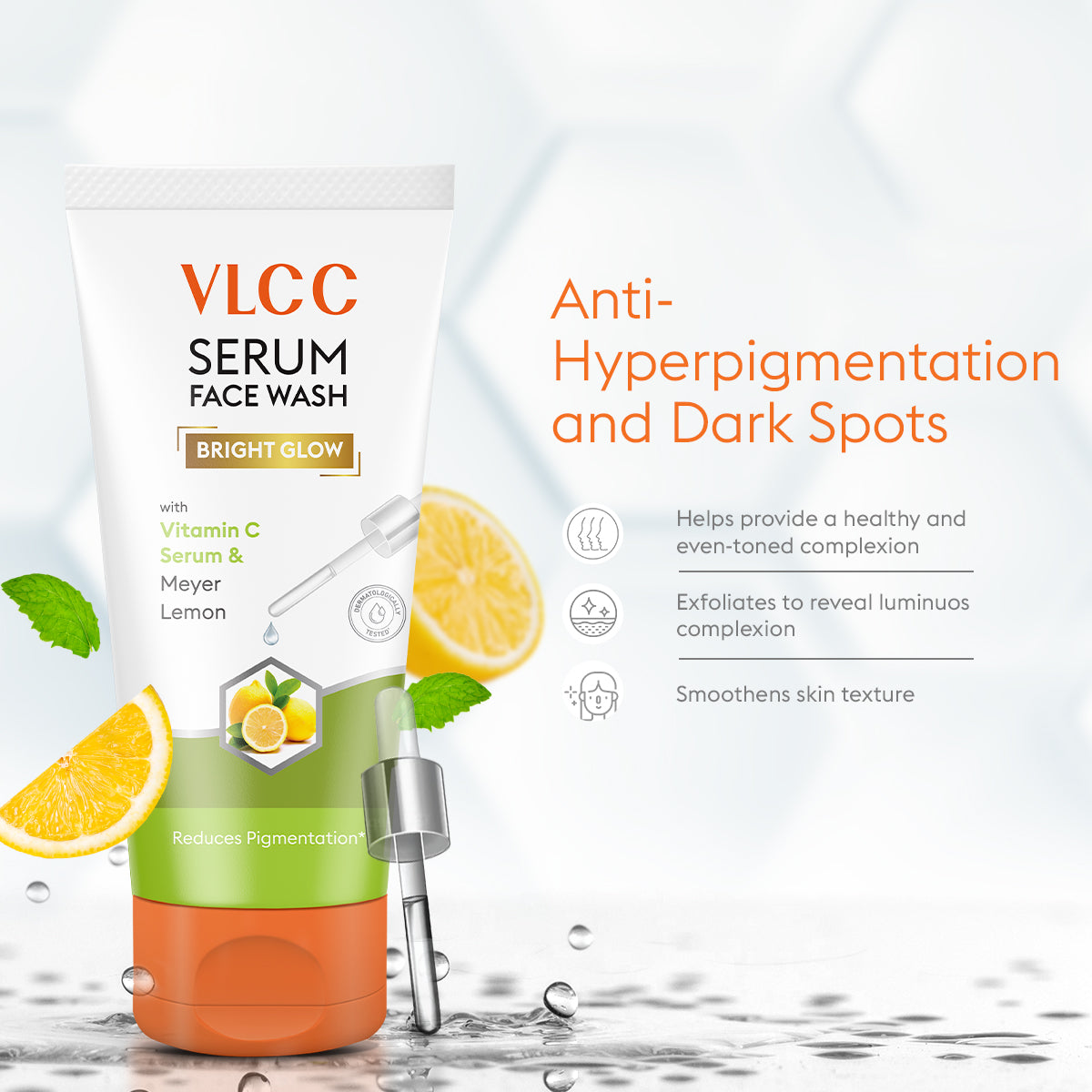 VLCC Vitamin C and Meyer Lemon Serum Face Wash for AM and Aloe Vera Serum Face Wash for PM - Image 6 - Buy from Indicrest