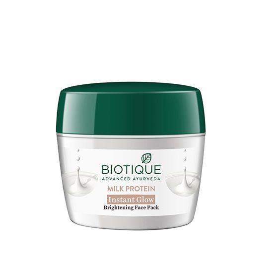 Biotique Milk Protein Instant Glow Brightening Face Pack, 50g - Image 2 - Buy from Indicrest
