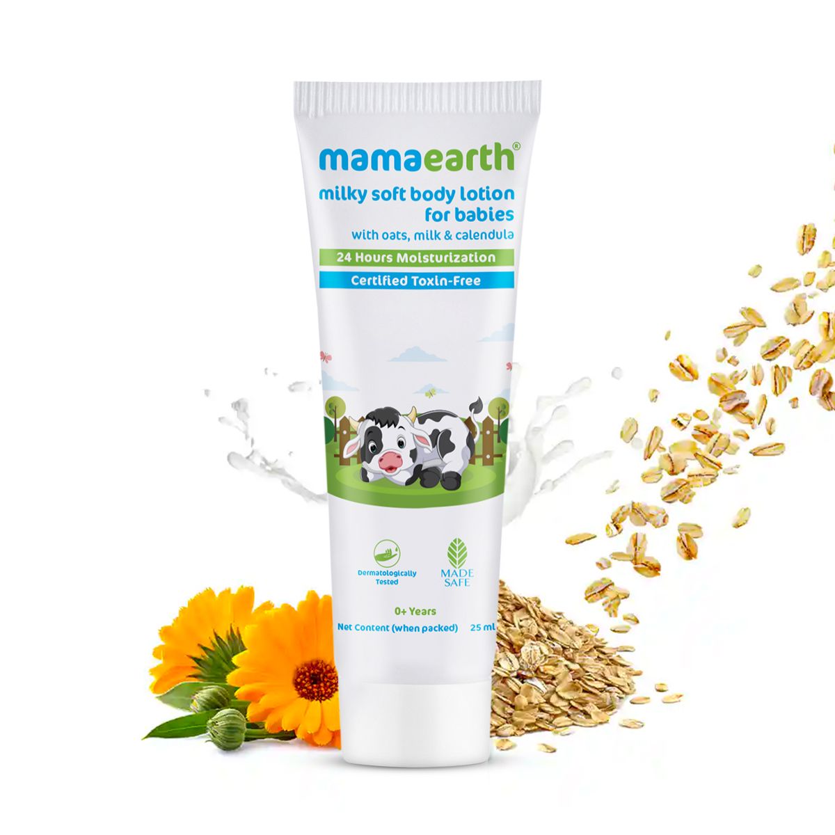 Mamaearth Milky Soft Body Lotion for Babies with Oats, Milk & Calendula, 25ml - Buy from Indicrest