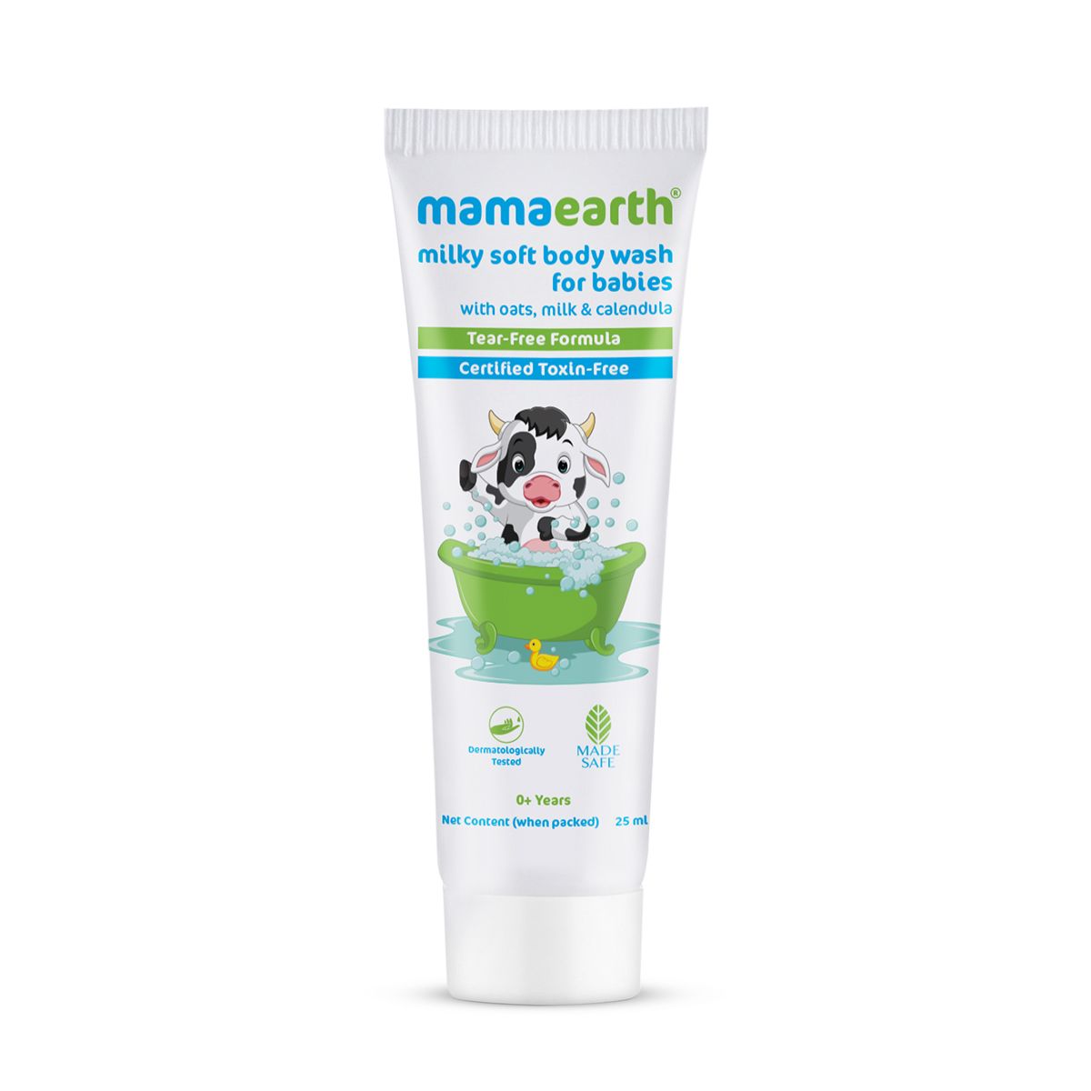 Mamaearth Milky Soft Body Wash for Babies with Oats, Milk and Calendula, 25ml - Image 7 - Buy from Indicrest