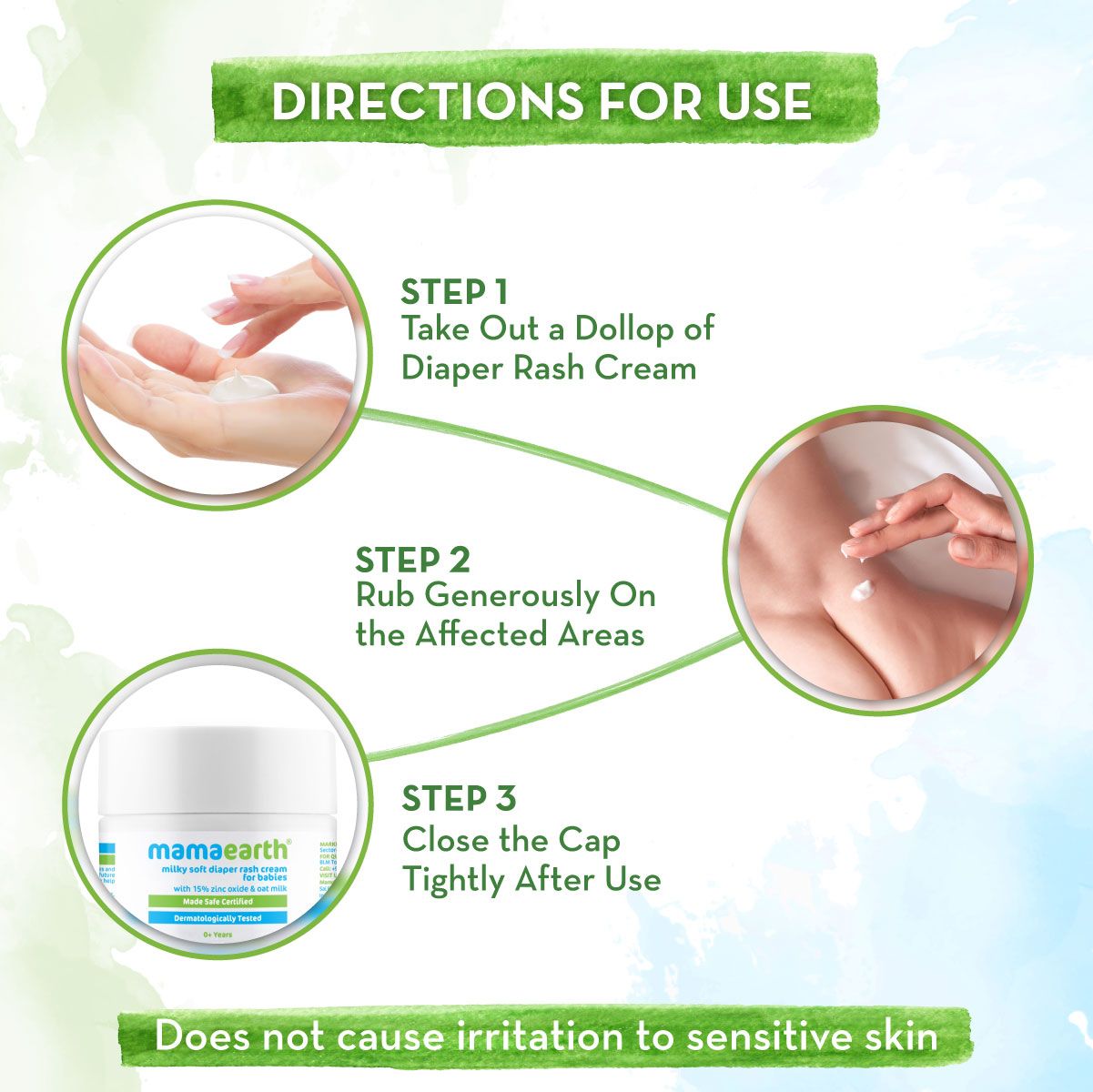 Mamaearth Milky Soft Diaper Rash Cream for Babies, 50g - Image 4 - Buy from Indicrest