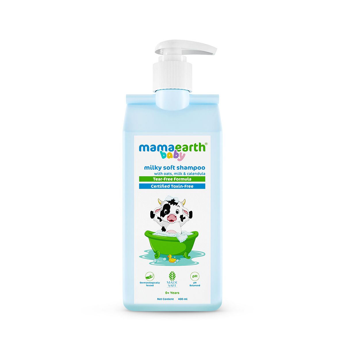 Mamaearth Milky Soft Shampoo with Oats, Milk and Calendula for Babies, 400ml - Image 8 - Buy from Indicrest