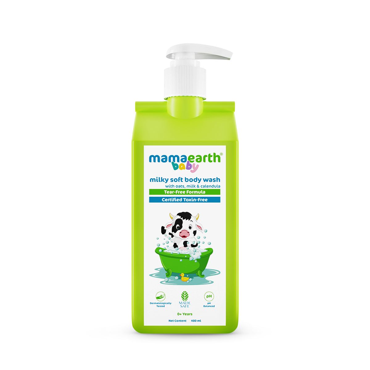 Mamaearth Milky Soft Body Wash for Babies with Oats, Milk and Calendula, 400ml - Image 9 - Buy from Indicrest