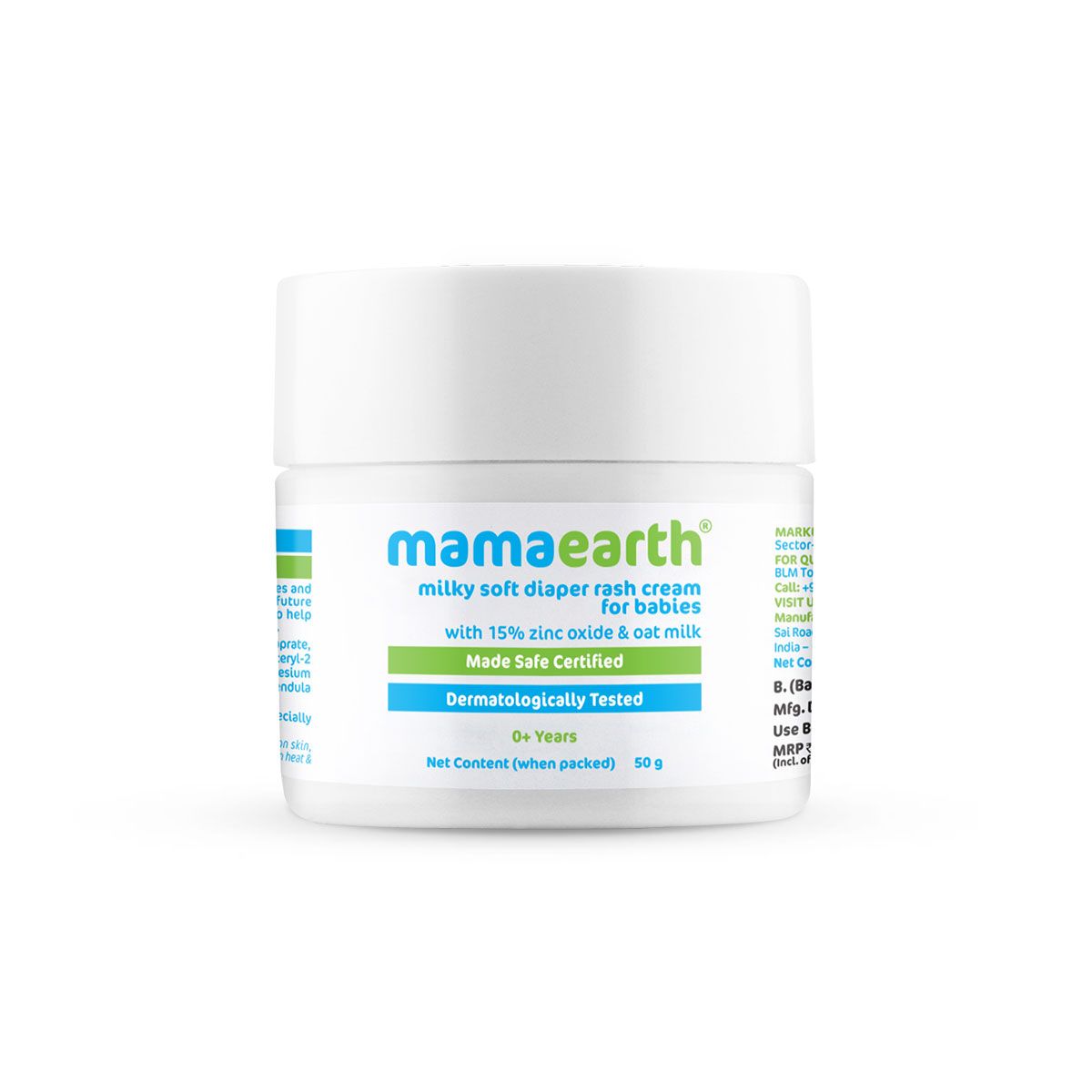 Mamaearth Milky Soft Diaper Rash Cream for Babies, 50g - Image 7 - Buy from Indicrest