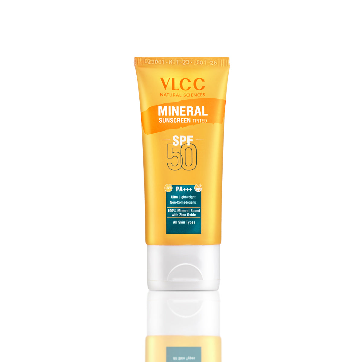 VLCC Mineral Sunscreen Tinted SPF 50 PA+++ Ultra Lightweight Non-Comedogenic - 50 g - Buy from Indicrest