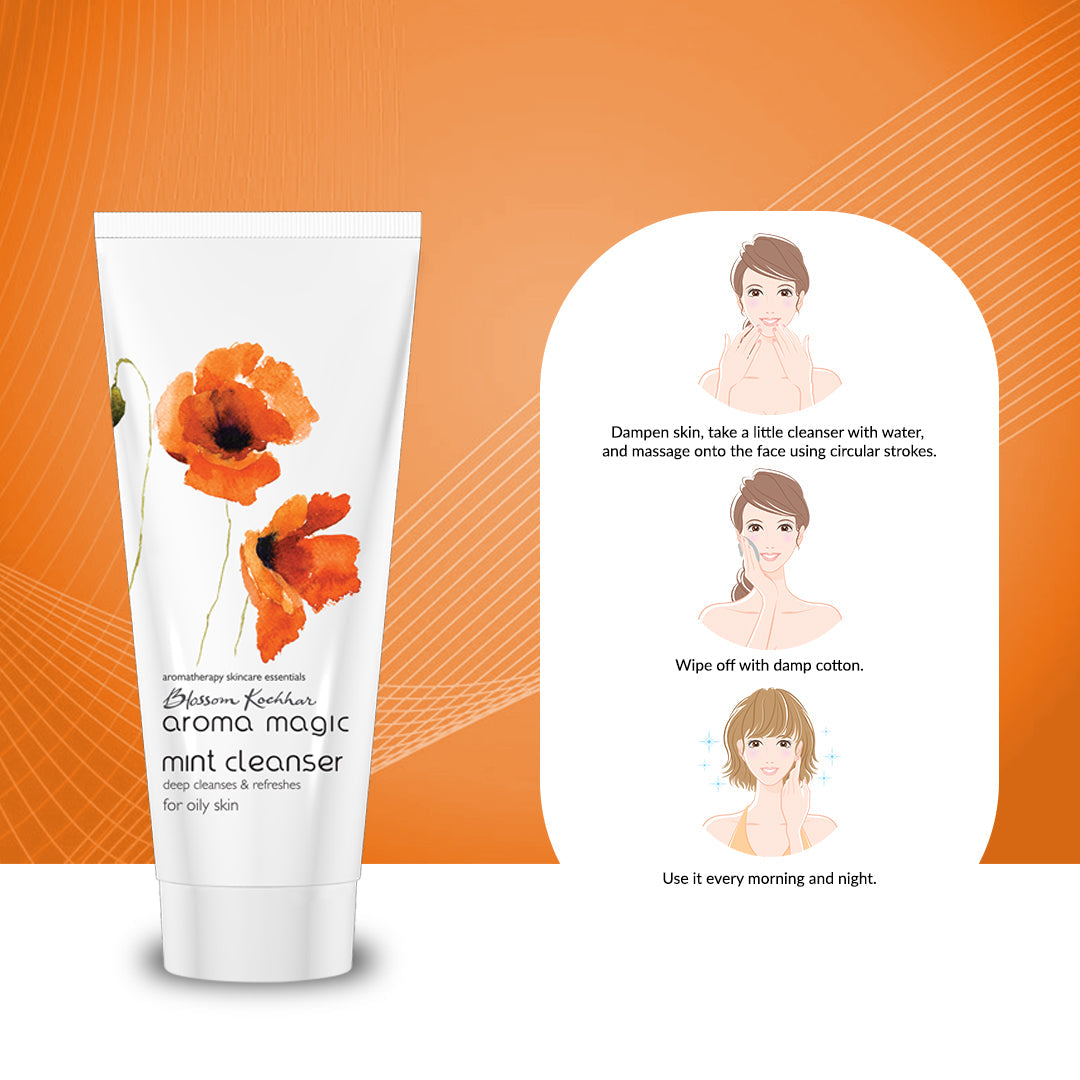 Aroma Magic Mint Cleanser For Oily & Acne Prone Skin, 100g - Image 6 - Buy from Indicrest