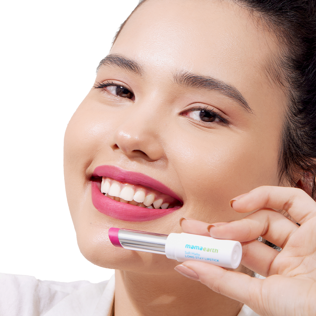 Mamaearth Soft Matte Long Stay Lipstick, Mulberry Pink, 3.5g - Image 2 - Buy from Indicrest
