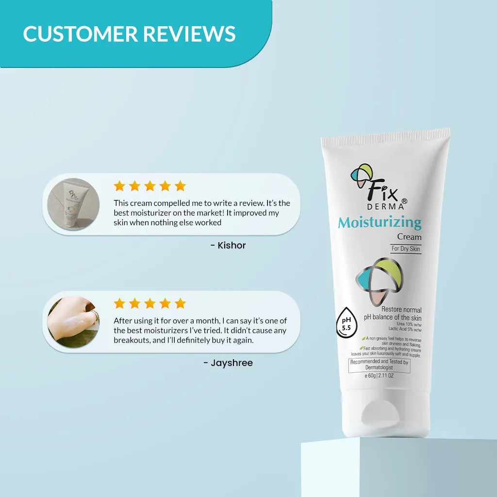 Fixderma Moisturizing Cream for Dry Skin | Intensely Moisturizing Cream for Dry & Flaky Skin, 60g - Image 5 - Buy from Indicrest