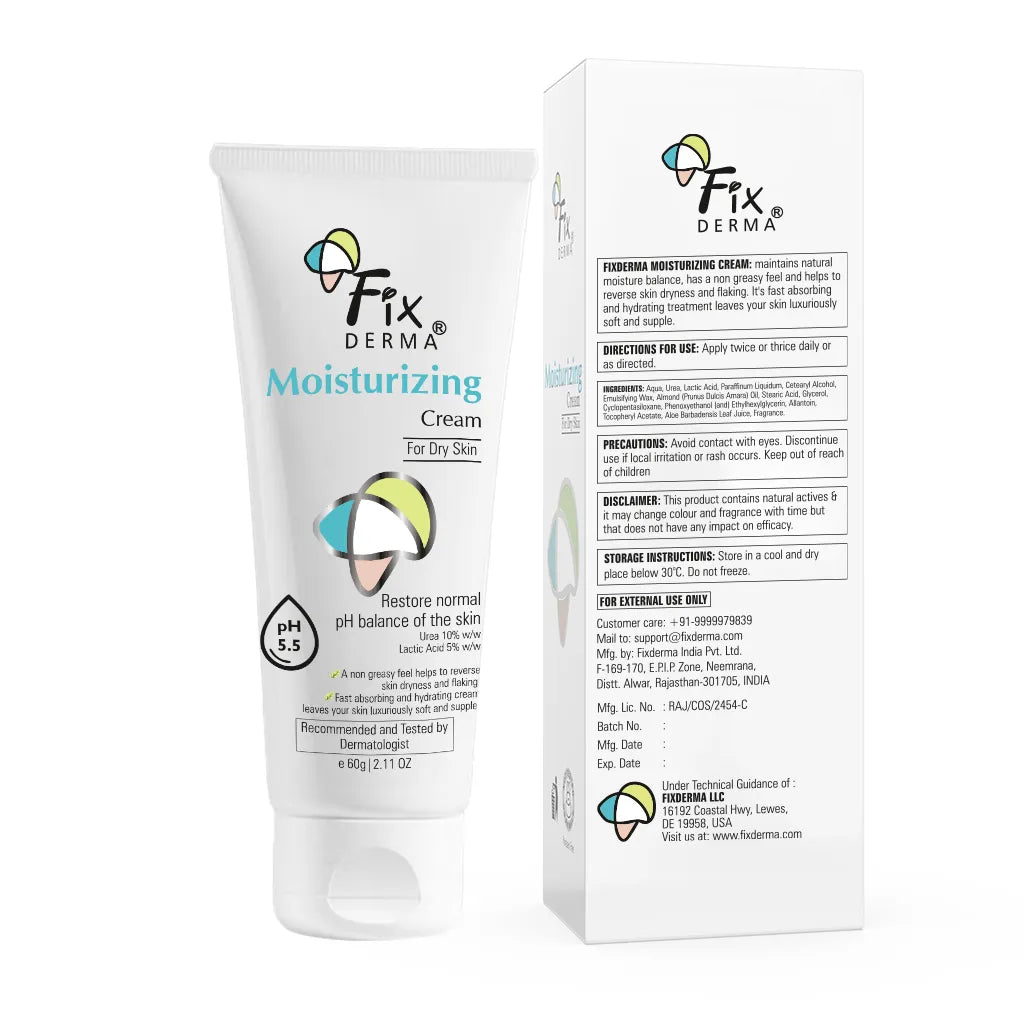 Fixderma Moisturizing Cream for Dry Skin | Intensely Moisturizing Cream for Dry & Flaky Skin, 60g - Image 9 - Buy from Indicrest