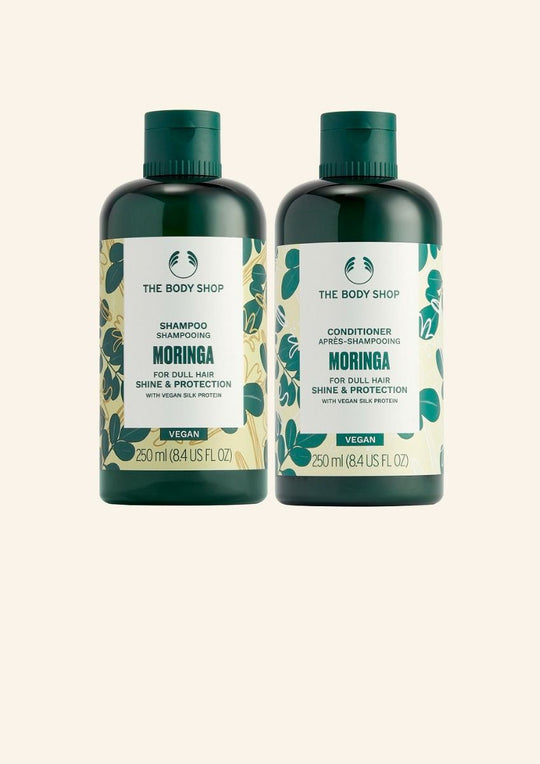 The Body Shop Moringa Shine & Protection Haircare Duo, 2pc Buy at Indicrest