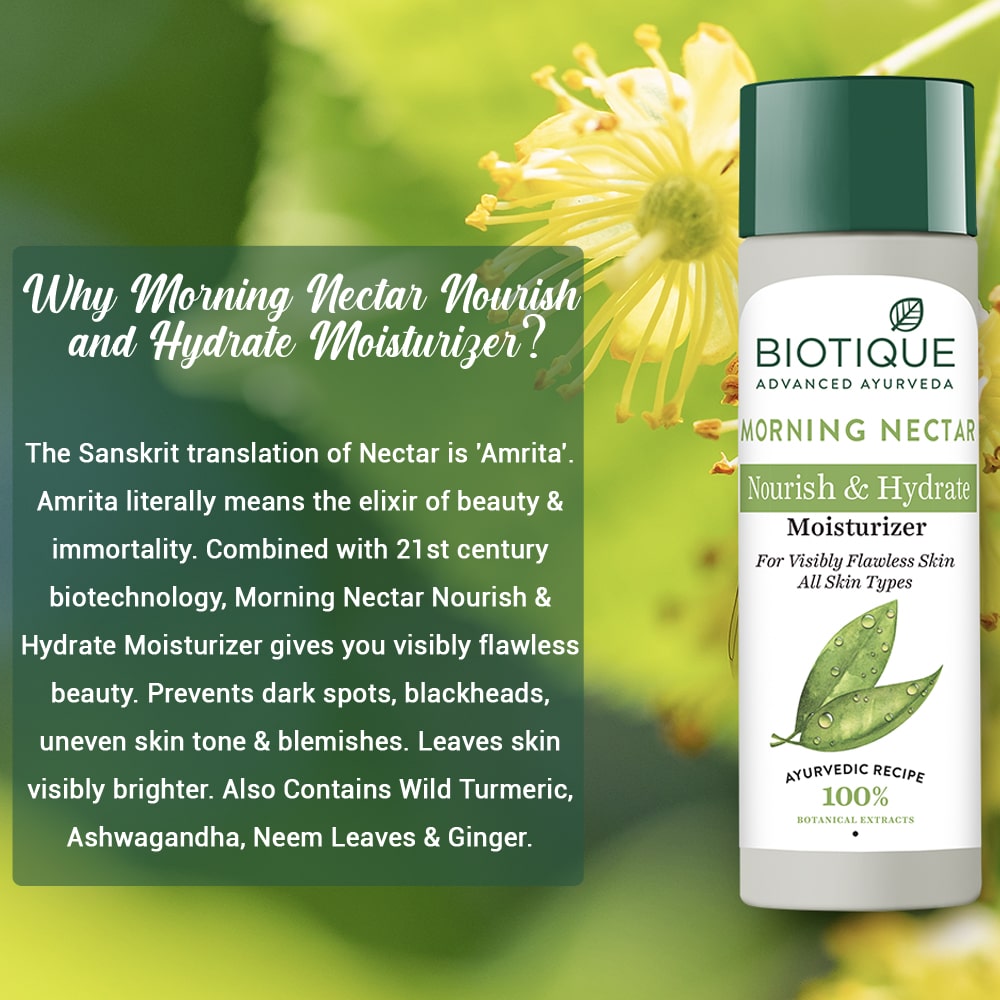 Biotique Morning Nectar Nourish & Hydrate Moisturizer, 190ml - Image 6 - Buy from Indicrest