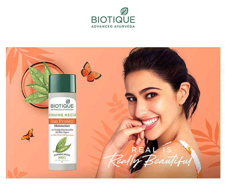 Biotique Morning Nectar Sun Protect Moisturizer (30+ SPF) ,120ml - Image 2 - Buy from Indicrest