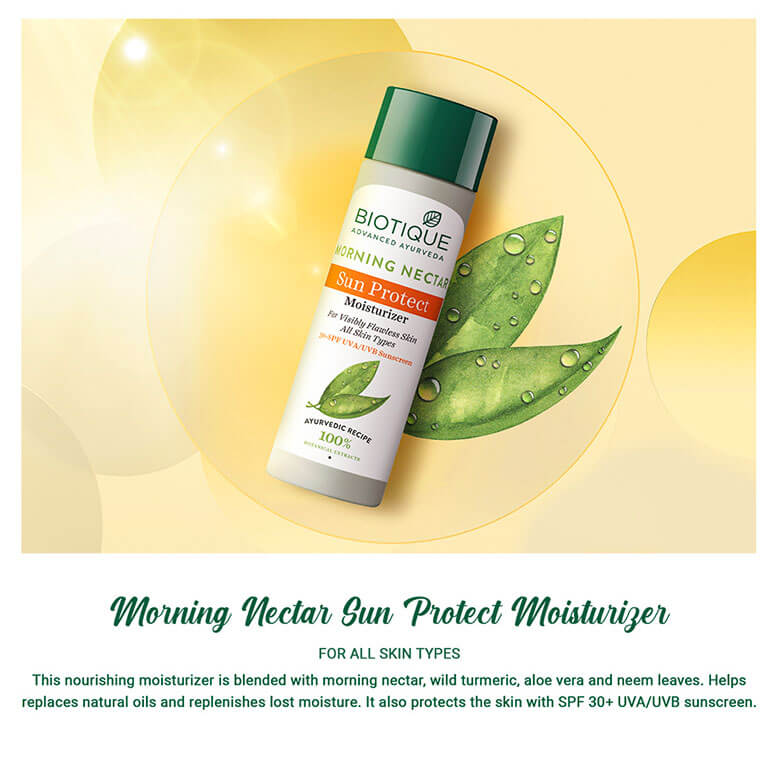 Biotique Morning Nectar Sun Protect Moisturizer (30+ SPF) ,120ml - Image 3 - Buy from Indicrest