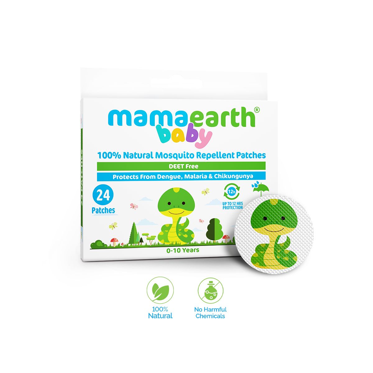 Mamaearth Natural Mosquito Repellent Patches, 24pcs - Image 10 - Buy from Indicrest