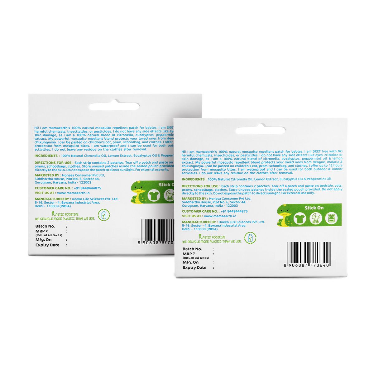 Mamaearth Natural Mosquito Repellent Patches, 24pcs, Pack of 2 - Image 5 - Buy from Indicrest