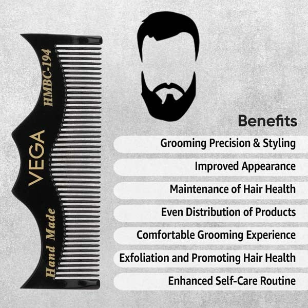 Vega Moustache Comb - HMBC-194