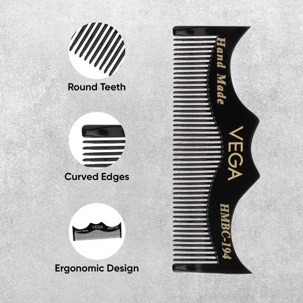 Vega Moustache Comb - HMBC-194