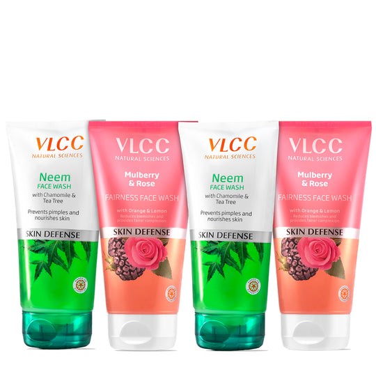 VLCC Neem with Chamomile Tea Tree and Mulberry Rose Face Wash - Buy from Indicrest