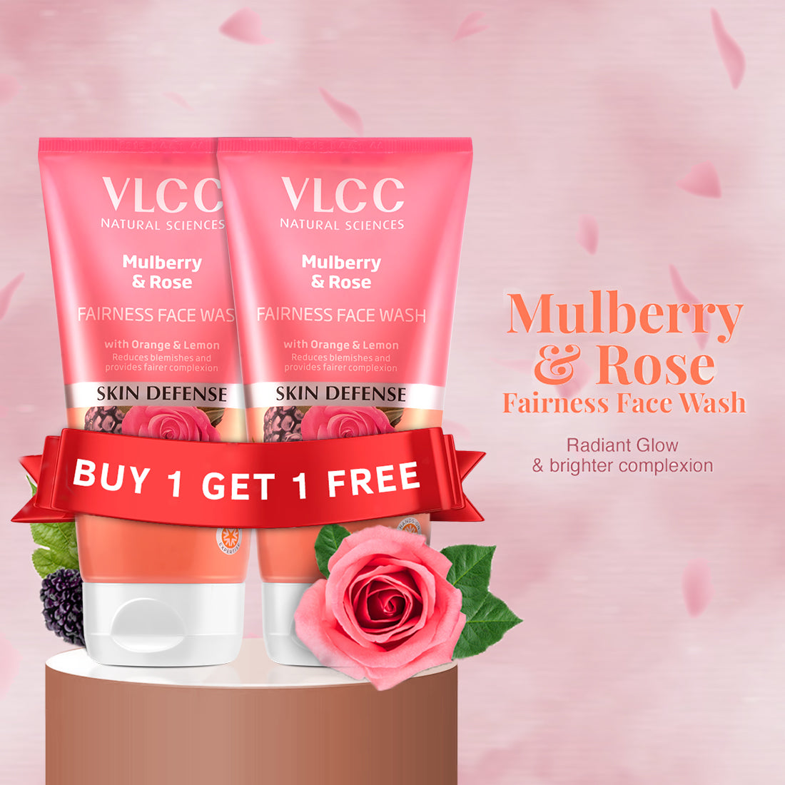 VLCC Dandruff Care and Control Shampoo and Mulberry Rose Face Wash - Image 7 - Buy from Indicrest