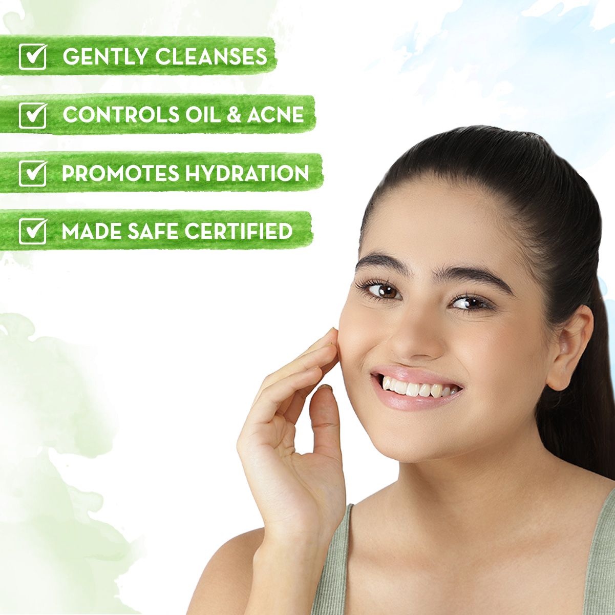 Mamaearth Multani Mitti Face Wash with Multani Mitti & Bulgarian Rose For Oil Control & Acne, 100ml - Image 3 - Buy from Indicrest