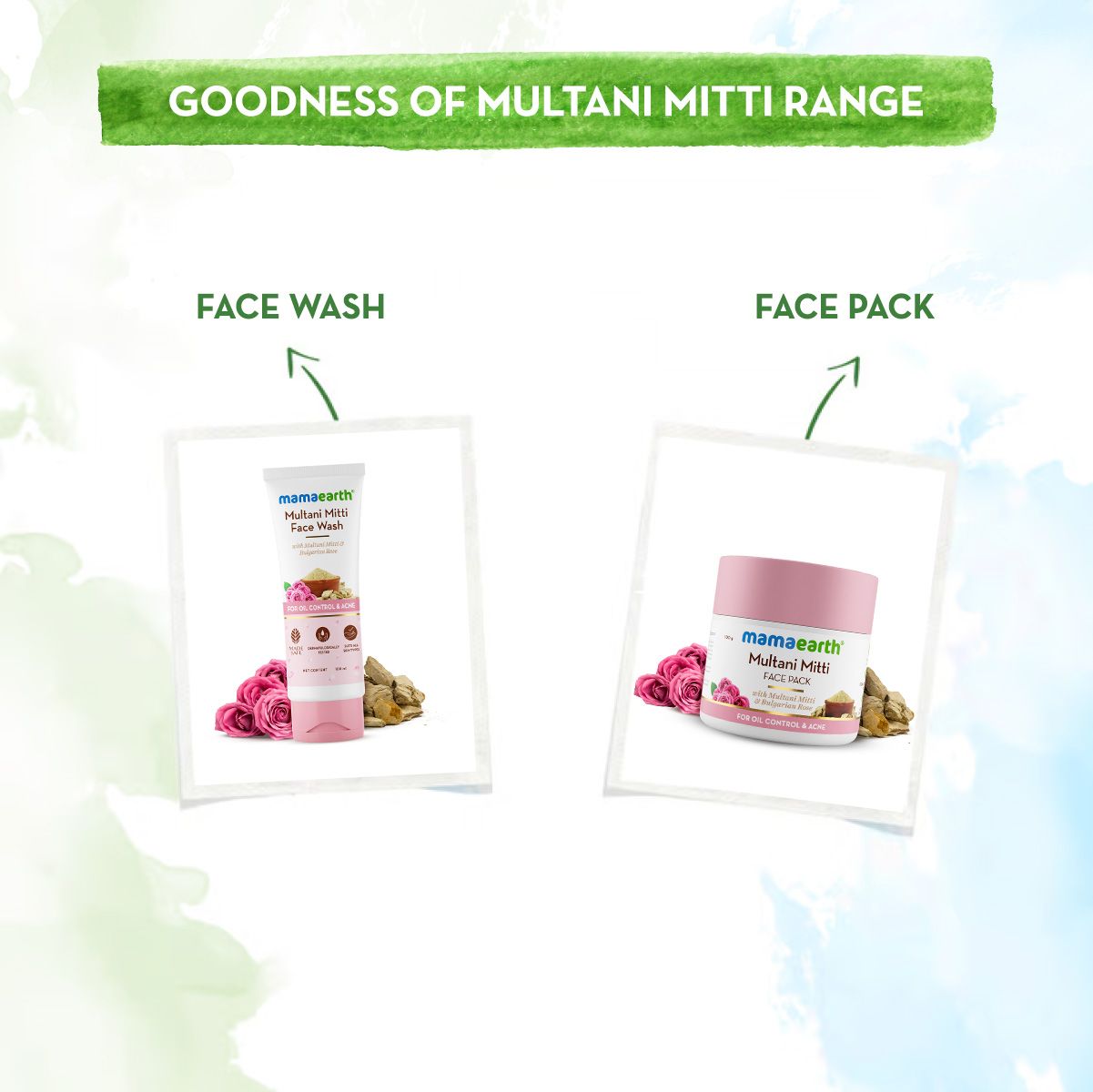 Mamaearth Multani Mitti Face Wash with Multani Mitti & Bulgarian Rose For Oil Control & Acne, 100ml - Image 6 - Buy from Indicrest