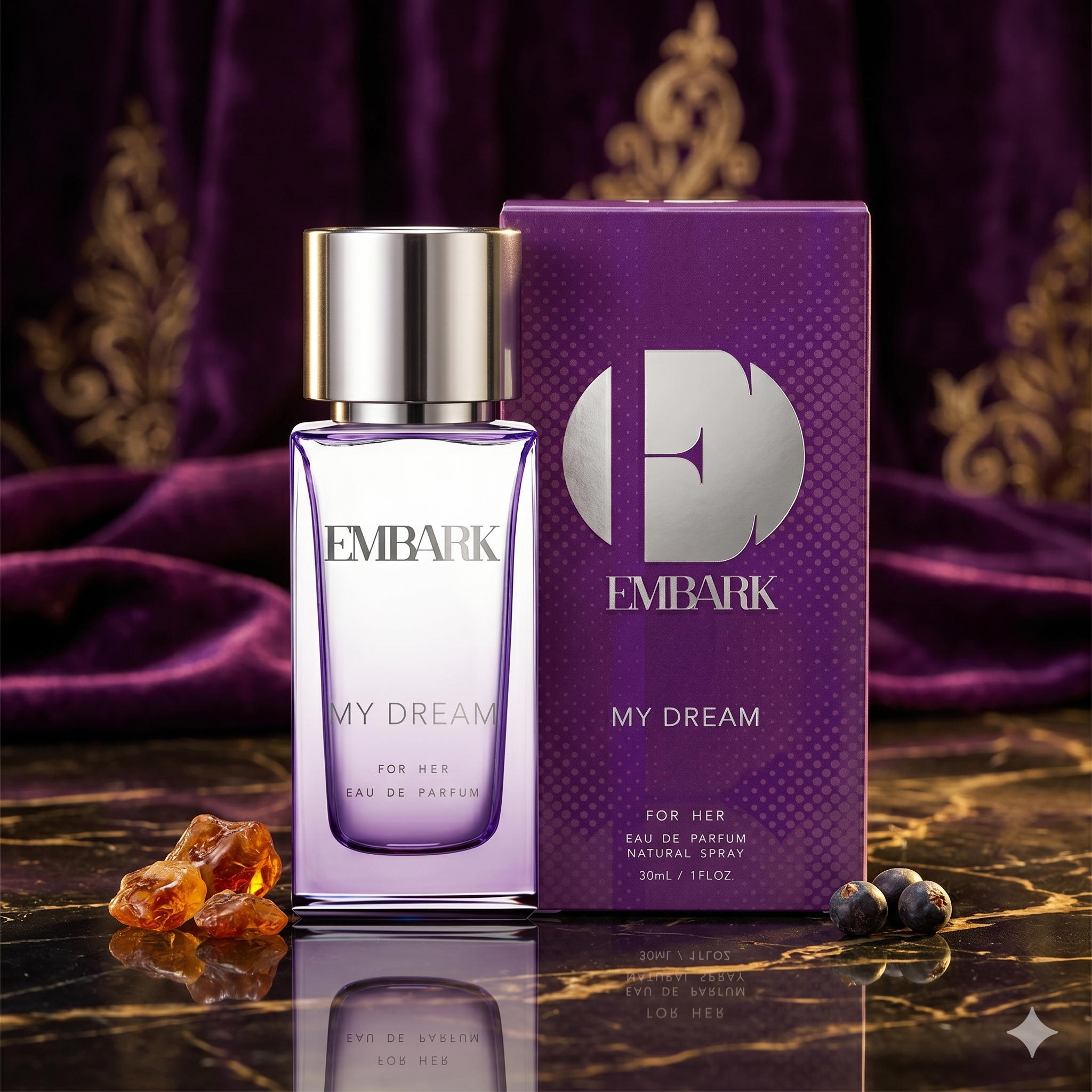 Embark Perfumes My Dream For Her - Eau De Parfum (EDP) FLORAL - ORIENTAL - WOODY, 30 ml