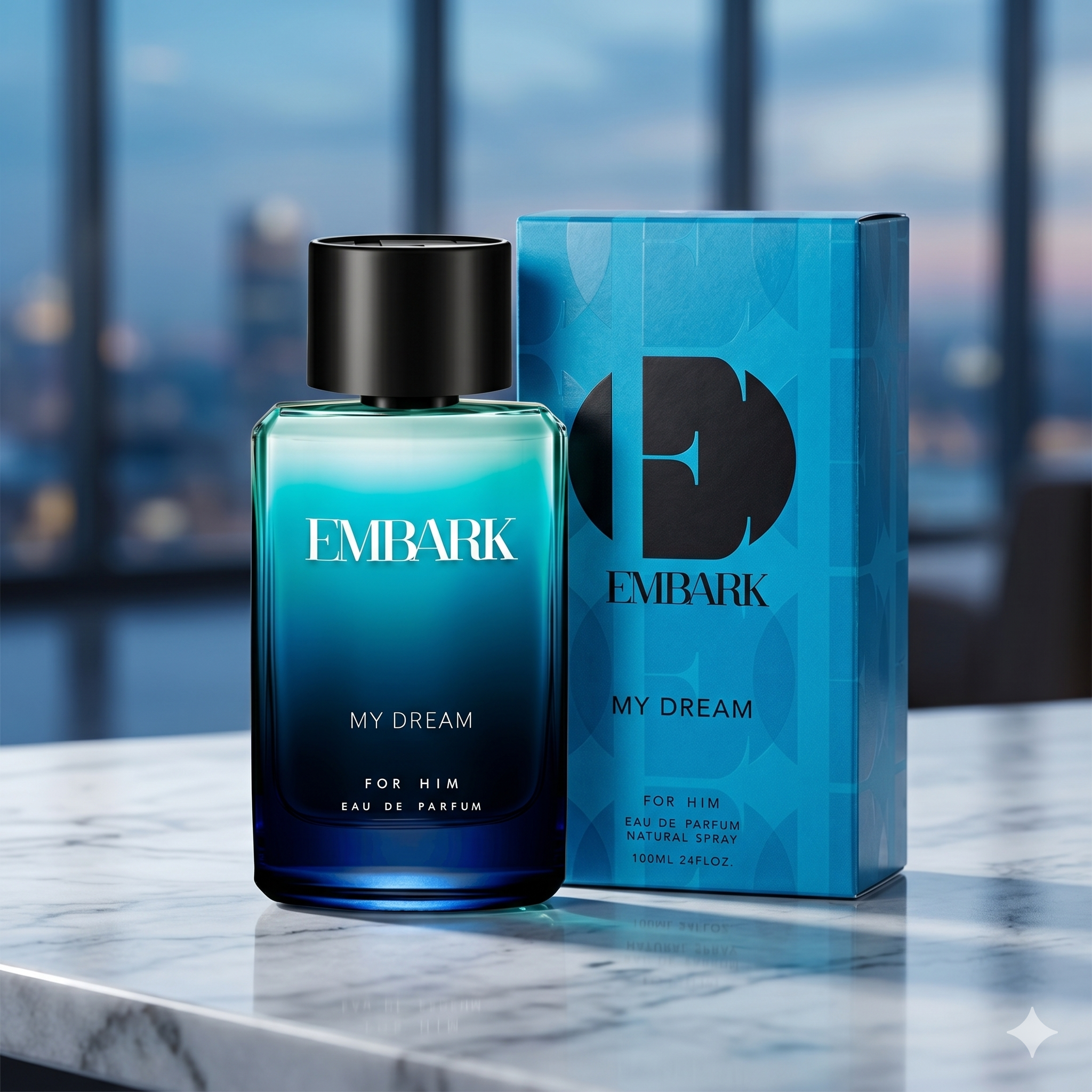 Embark Perfumes My Dream For Him - Eau De Parfum (EDP) WOODY - MARINE, 30 ml