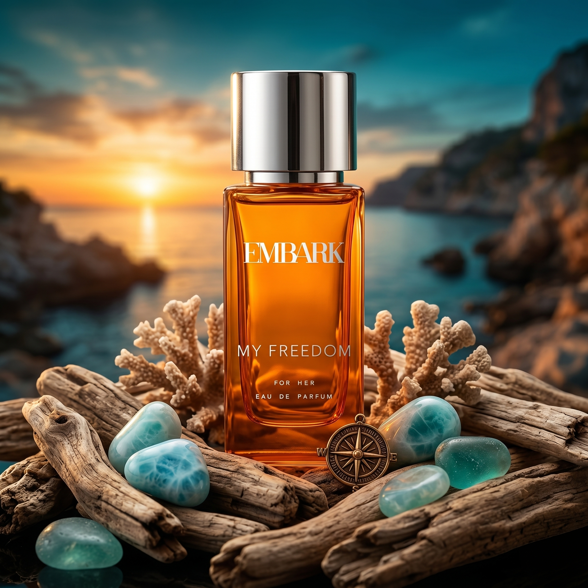 Embark Perfumes My Freedom For Her - Eau De Parfum (EDP) FLORAL - FRUITY - MUSKY, 100 ml