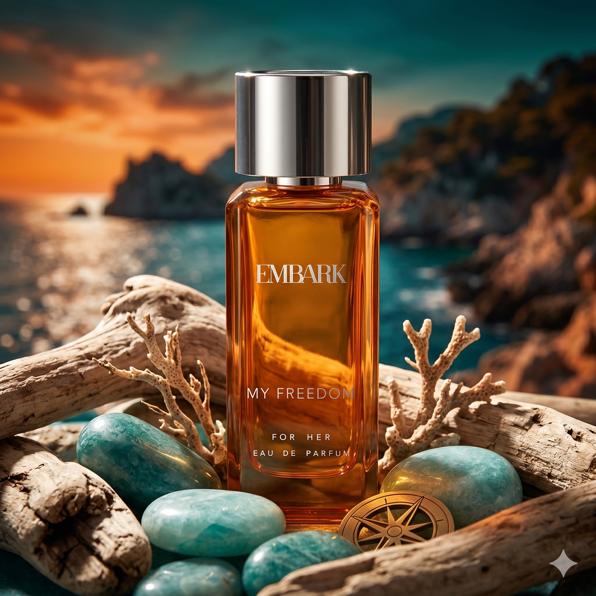 Embark Perfumes My Freedom For Her - Eau De Parfum (EDP) FLORAL - FRUITY - MUSKY, 100 ml