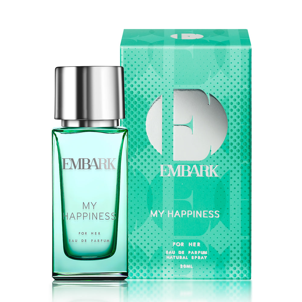 Embark Perfumes My Happiness For Her - Eau De Parfum (EDP) CITRUS - MARINE - FLORAL, 100 ml
