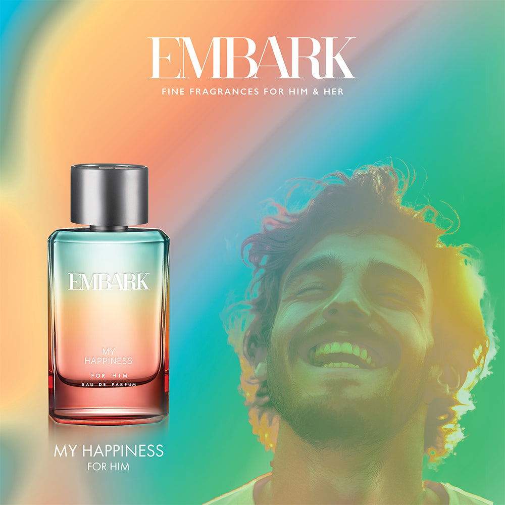 Embark Perfumes My Happiness For Him - Eau De Parfum (EDP) AROMATIC - WOODY, 100 ml