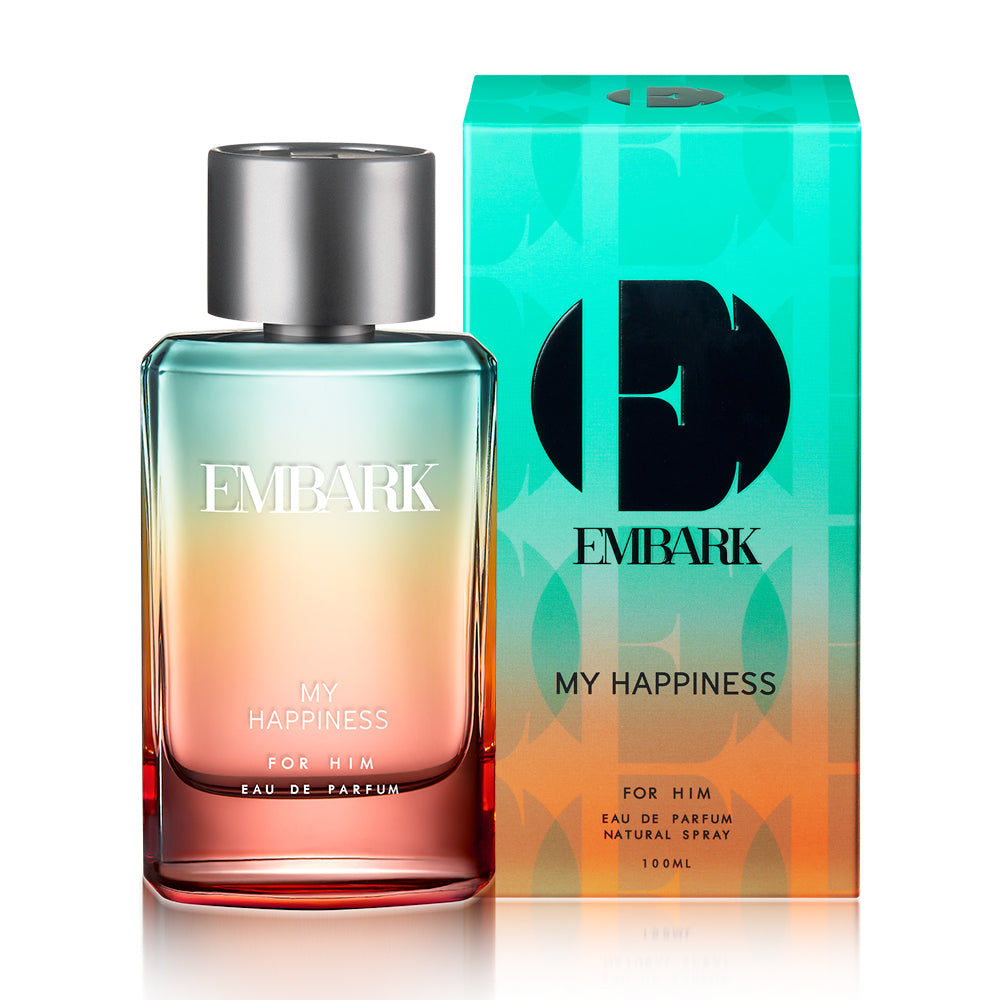 Embark Perfumes My Happiness For Him - Eau De Parfum (EDP) AROMATIC - WOODY, 100 ml