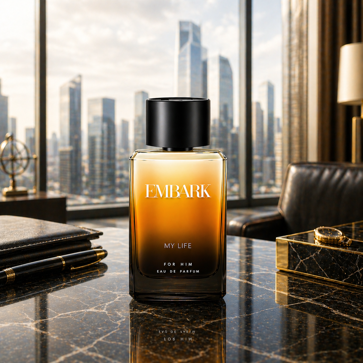 Embark Perfumes My Life For Him - Eau De Parfum (EDP) CITRUS - AMBERY, 100 ml