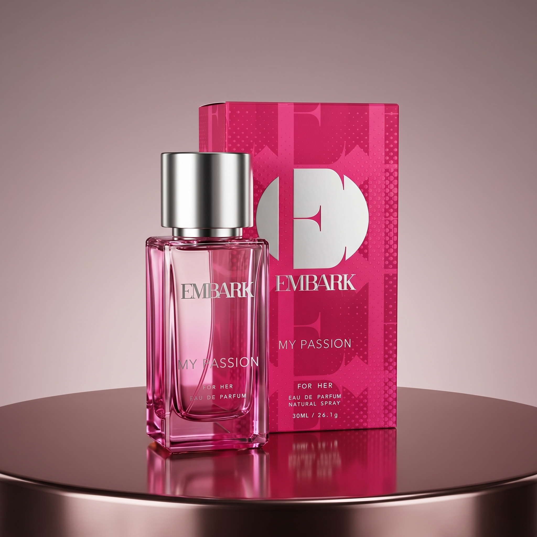 Embark Perfumes My Passion For Her - Eau De Parfum (EDP) FLORAL - WOODY - MUSKY, 30 ml