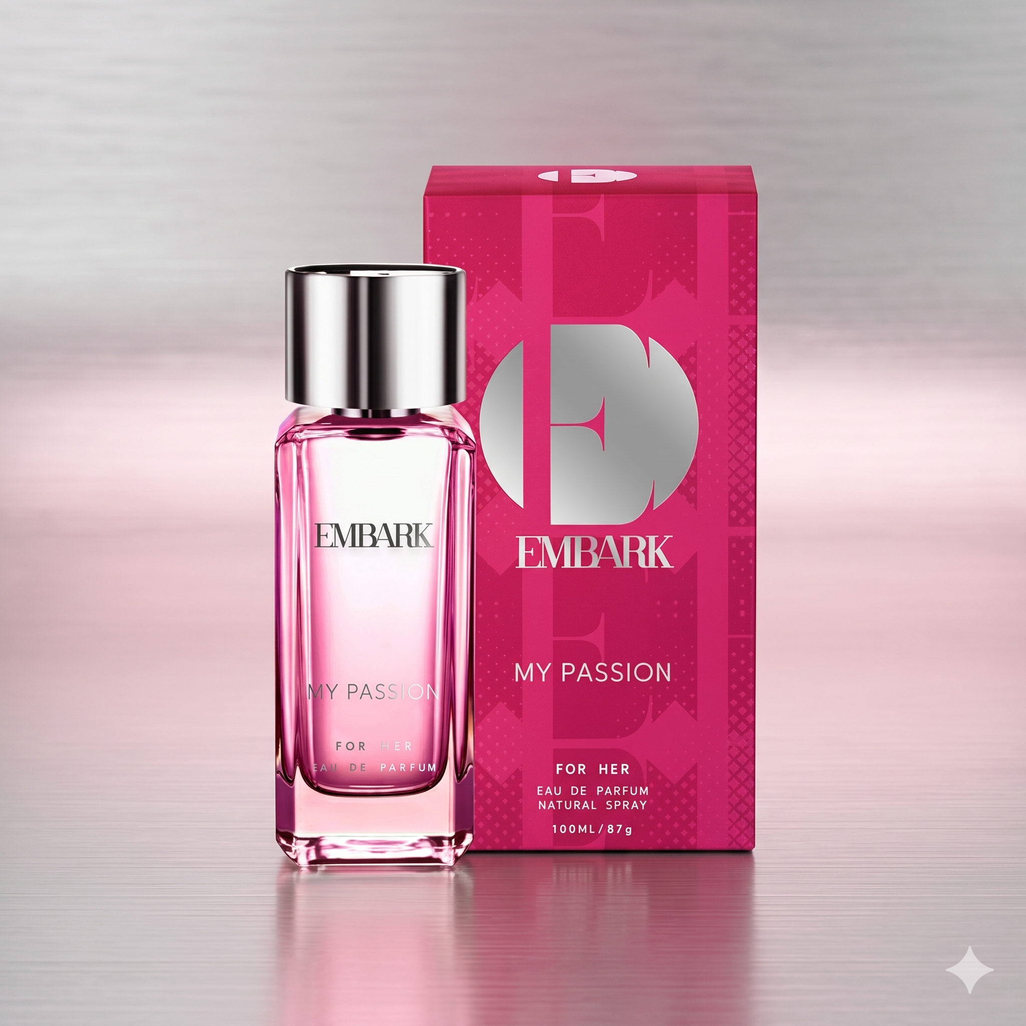 Embark Perfumes My Passion For Her - Eau De Parfum (EDP) FLORAL - WOODY - MUSKY, 30 ml
