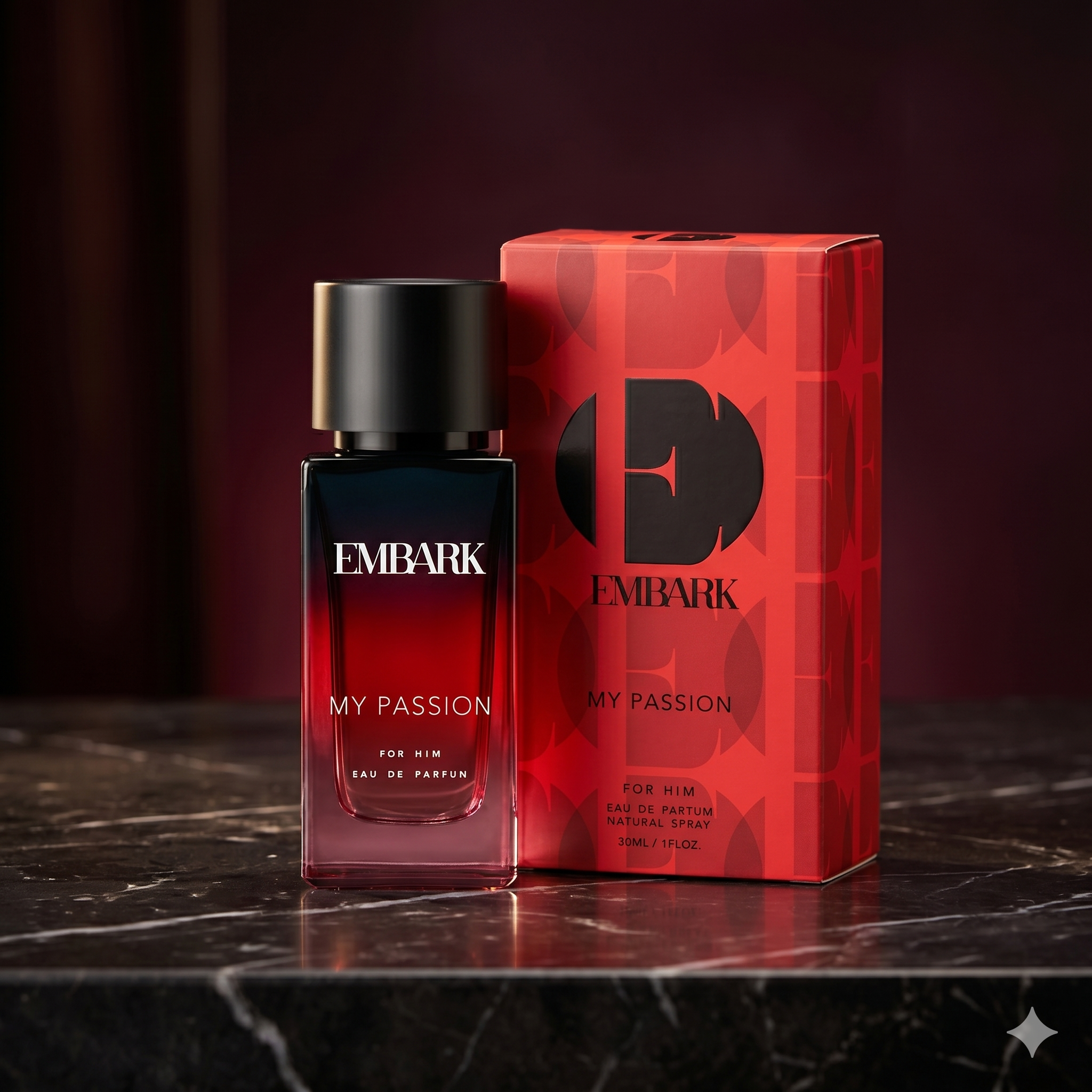 Embark Perfumes My Passion For Him - Eau De Parfum (EDP) FOUGERE - CITRUS - WOODY, 100 ml