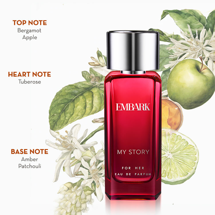 Embark Perfumes My Story For Her - Eau De Parfum (EDP) ORIENTAL - FLORAL, 30 ml