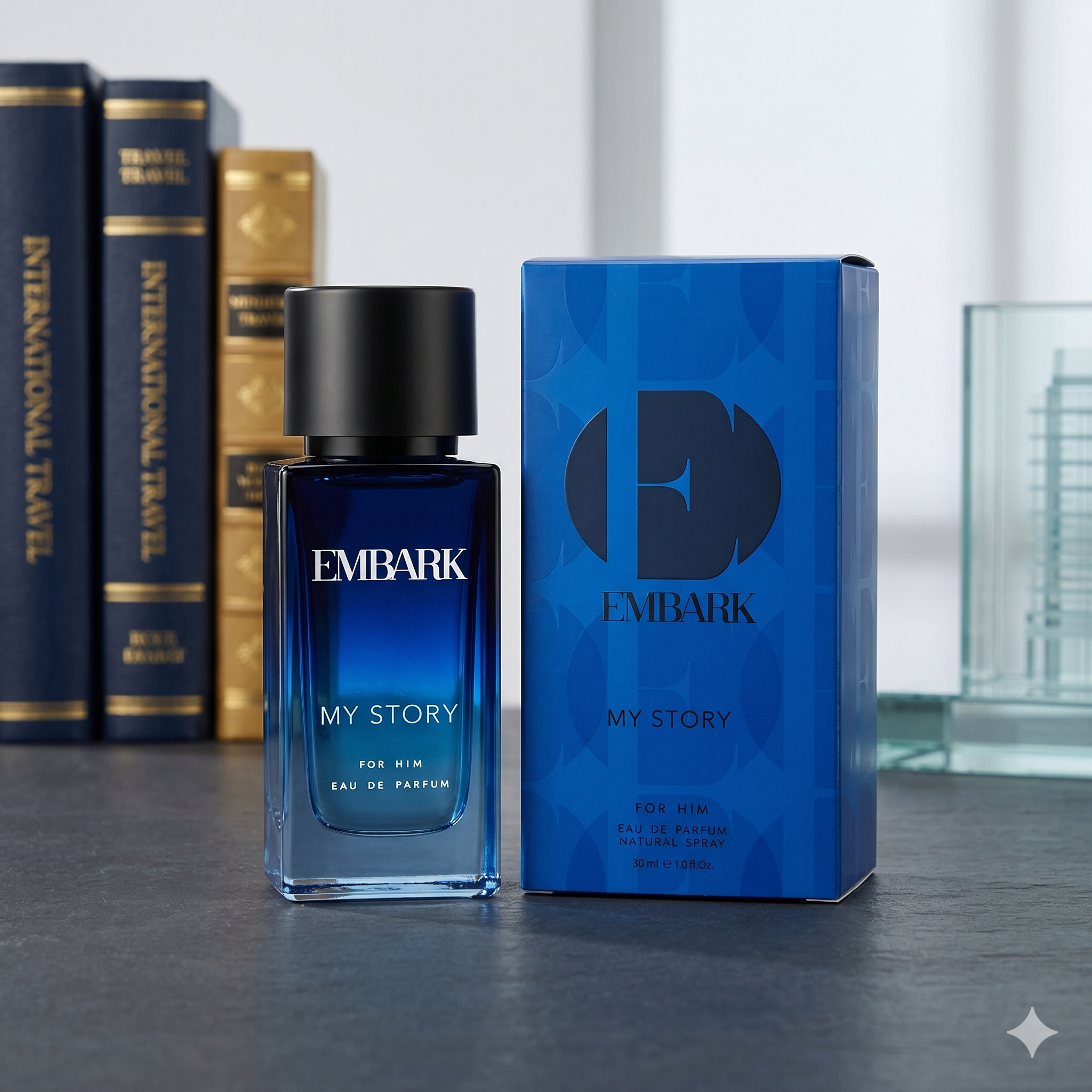 Embark Perfumes My Story For Him - Eau De Parfum (EDP) CITRUS - SPICY - AQUATIC, 100 ml