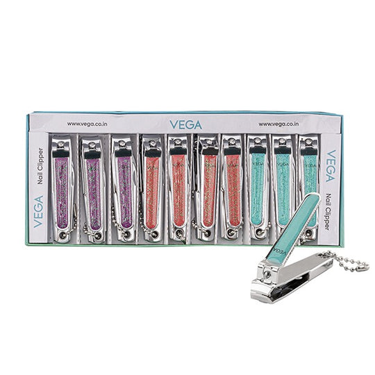 Vega Nail Clipper Box (Medium) Glitter & Chain - LNCB-01 Buy at Indicrest